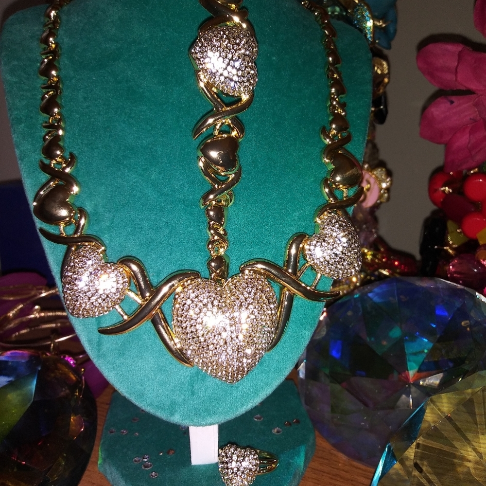 18kt gold coated set